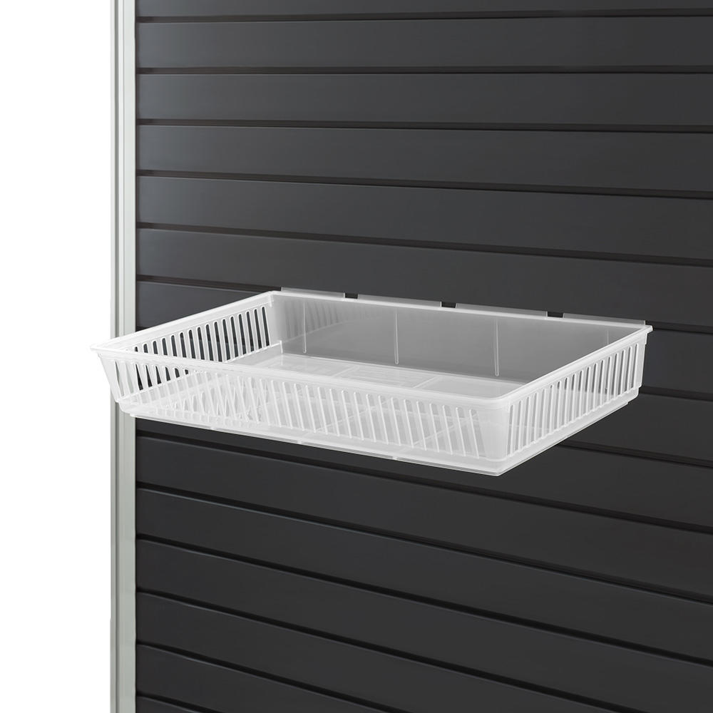 Cratebox Jumbo aus Polypropylen, in schwarz oder milchig-transparent