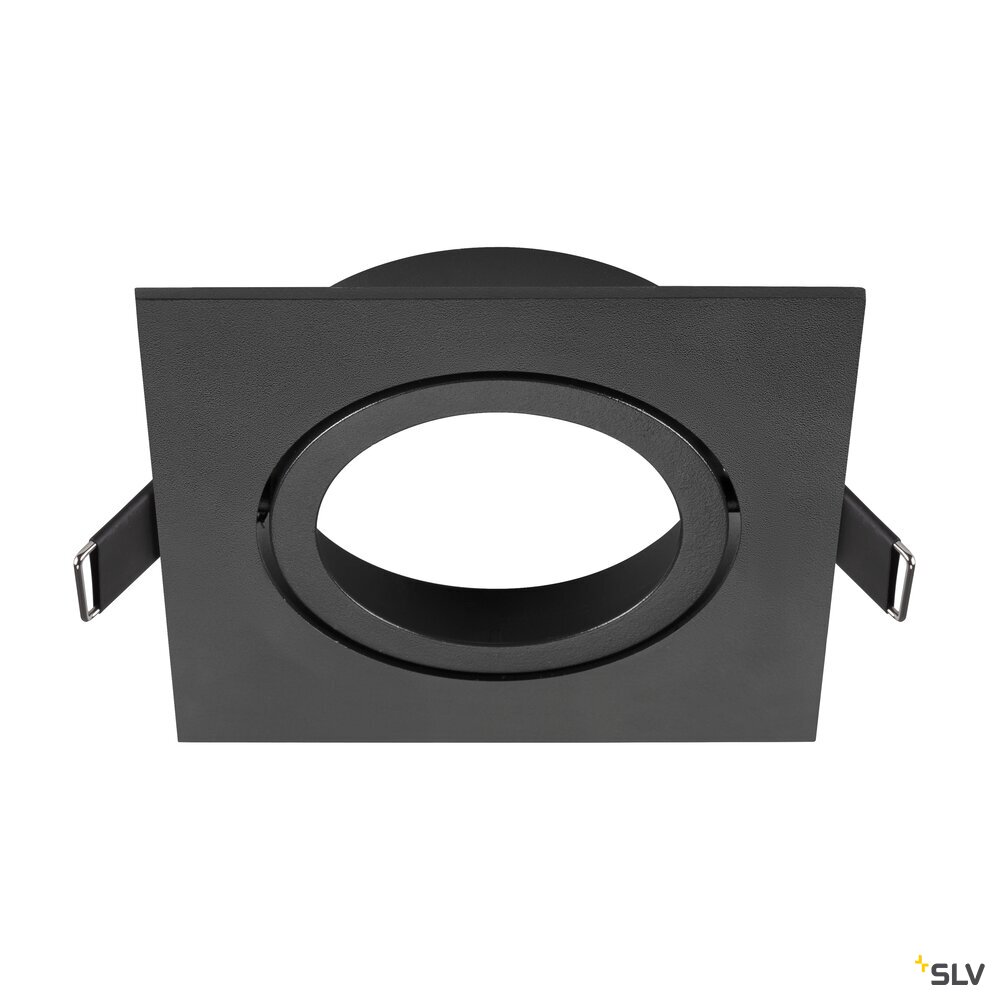 NEW TRIA® 95, Deckeneinbauring, L: 11 B: 11 H: 2.6 cm, IP 20, schwarz und weiß