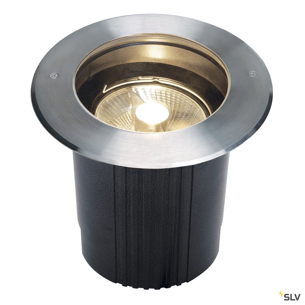 DASAR® 215, Outdoor Bodeneinbauleuchte, QPAR111, IP67, rund, edelstahl 316, max. 75W