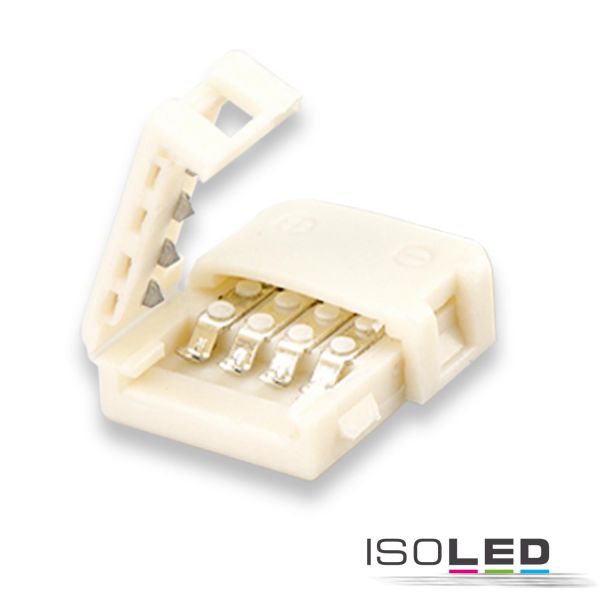 Flexband Clip-Verbinder 2-polig Kunststoff weiß für Breite 12mm
