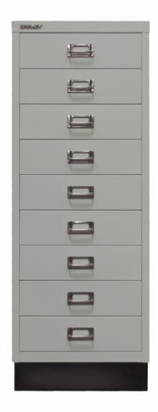 Bisley MultiDrawer™ 39er Serie mit Sockel - DIN A3 mit 9 Schubladen 