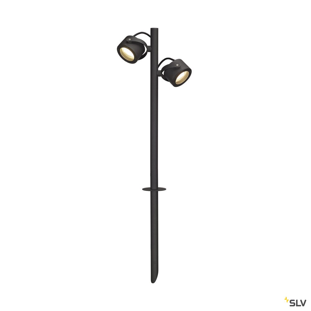 SITRA 360 SPIKE, Outdoor Spiessleuchte, zweiflammig, TCR-TSE, IP44, anthrazit, max. 18W