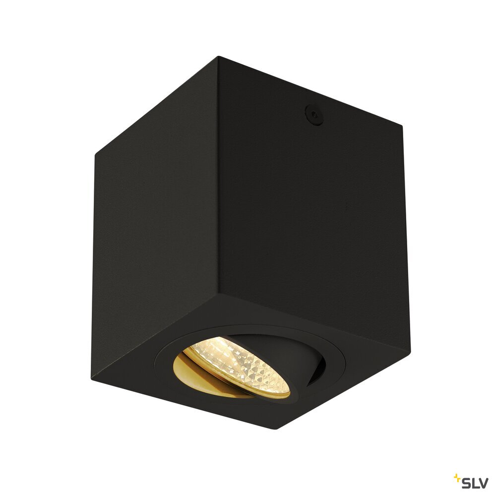 TRILEDO, Deckenleuchte, LED, 3000K, eckig, schwarz matt, 38°, 6,2W, inkl. Treiber