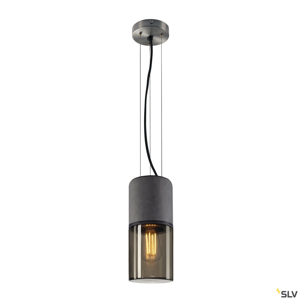 LISENNE, Pendelleuchte, TC-(D,H,T,Q)SE, steingrau, max. 23W