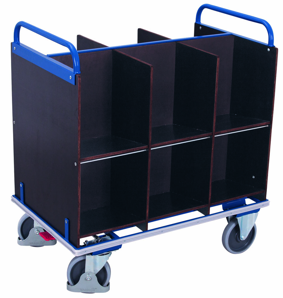 VARIOfit Aktenwagen mit 12 Fächern
