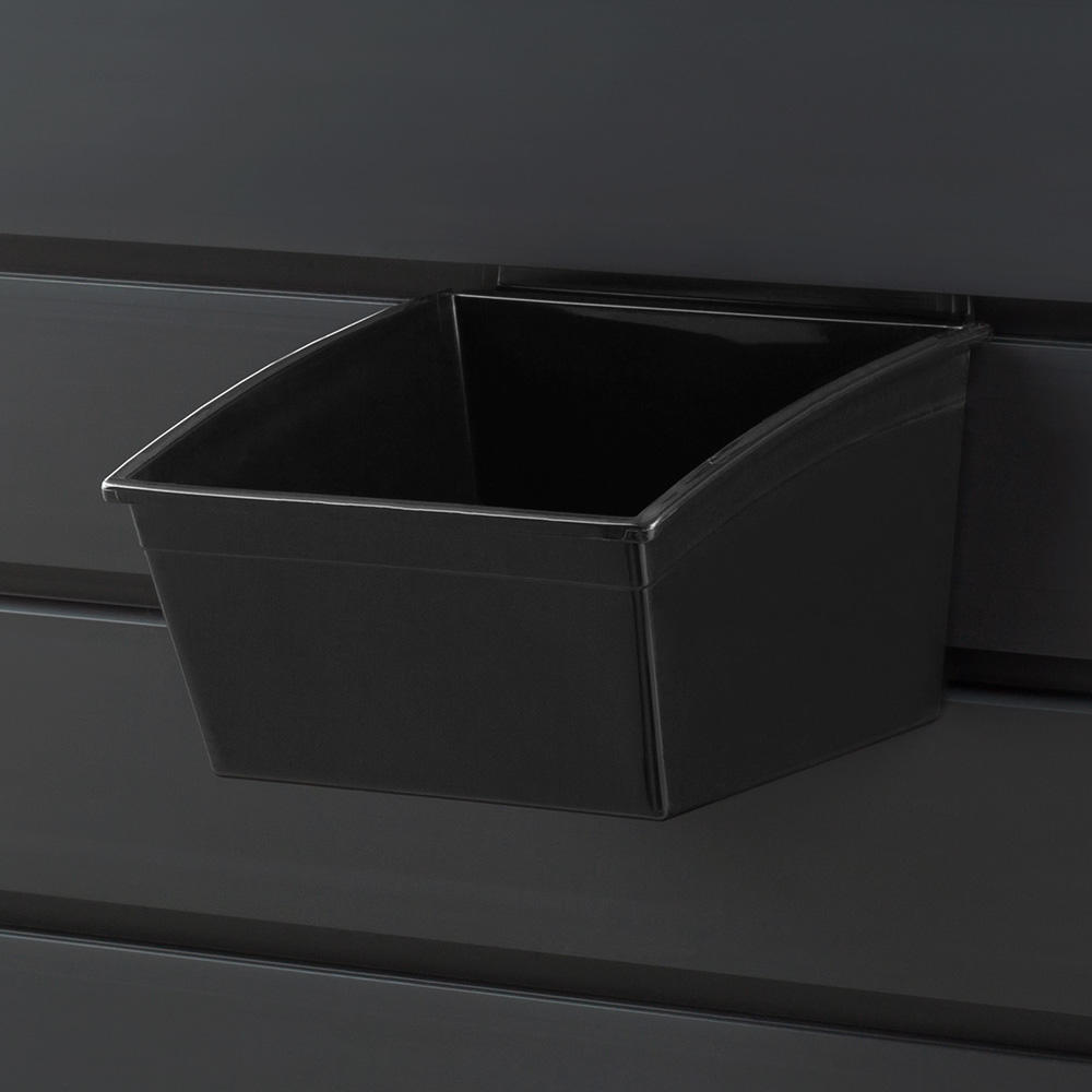Popbox Standard aus Polypropylen, in Schwarz oder milchig Transparent