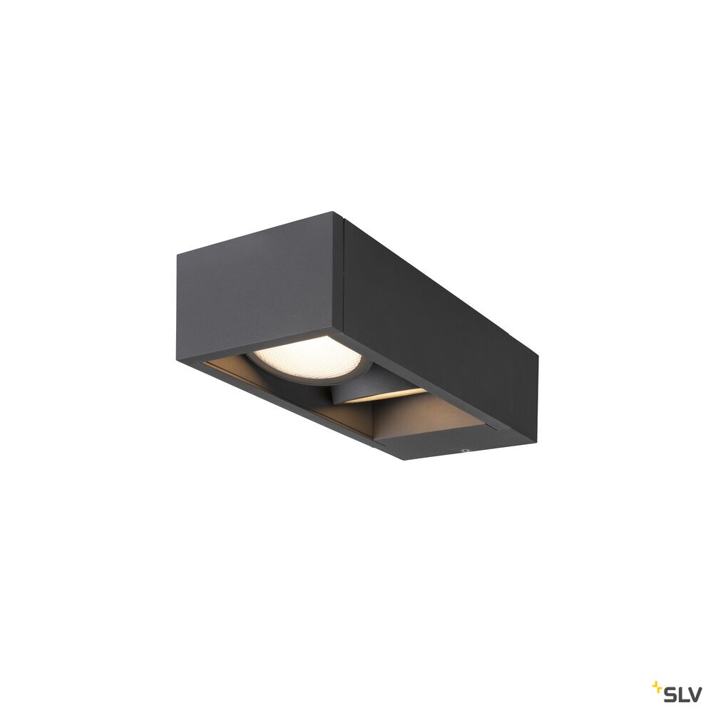 ESKINA FRAME, Outdoor LED Wandaufbauleuchte double anthrazit CCT switch 3000/4000K