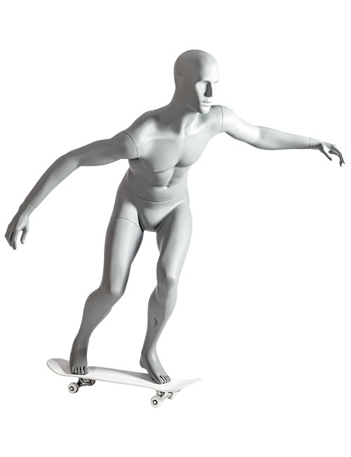 Schaufensterpuppe männlich Skater/Surfer/Snowboarder IM26
