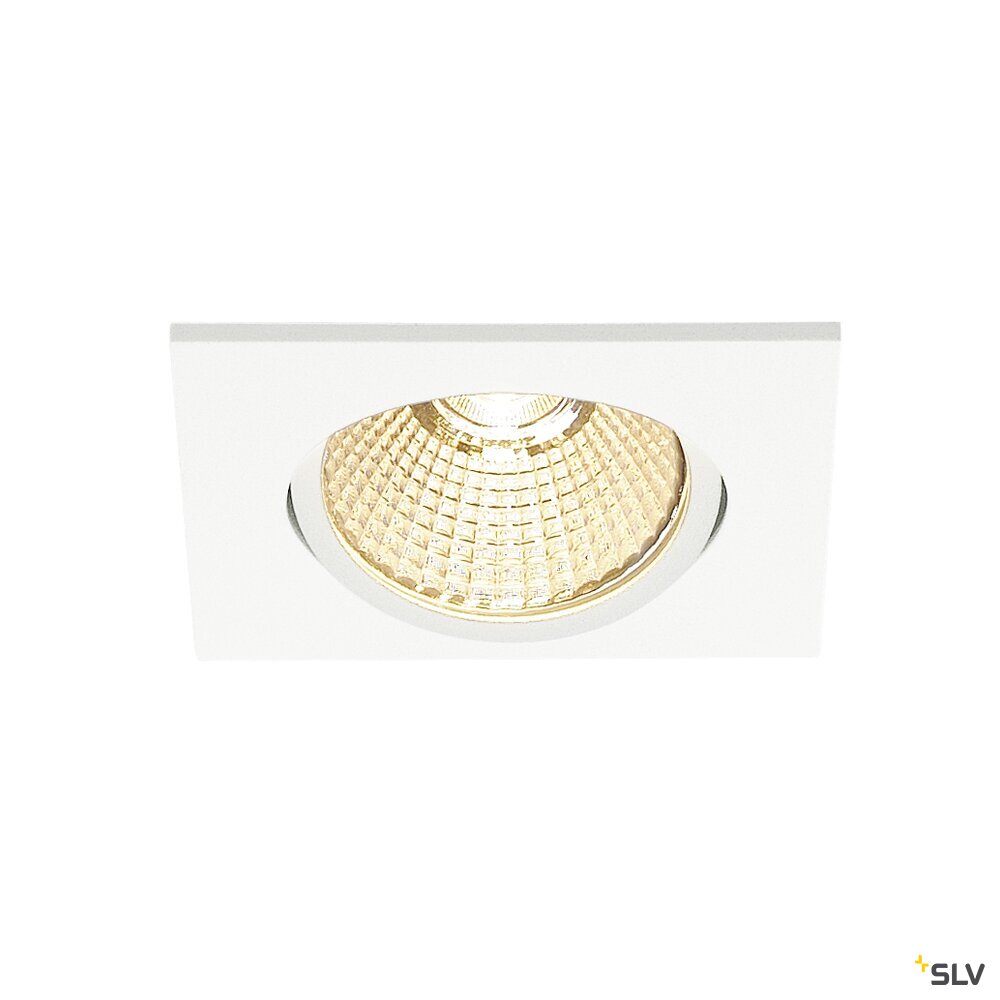 NEW TRIA eckig, LED Indoor Deckeneinbauleuchte, in 3 Farben, 1800-3000 K, 7,2W