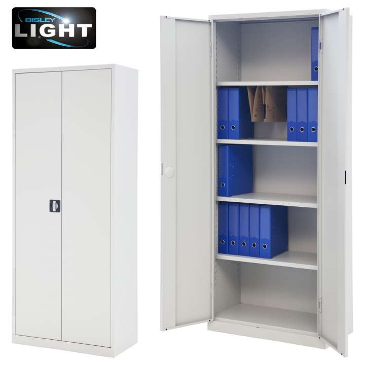 Flügeltürenschrank ECO mit 4 Fachböden Breite 90cm - Höhe 195cm 