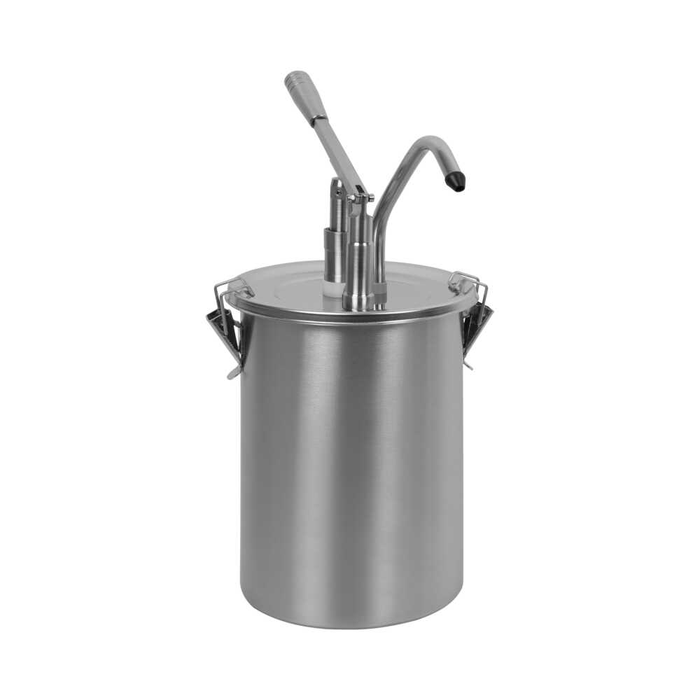 Saro Saucenspender PD-001, 4,5 Liter, Edelstahl-Chrom