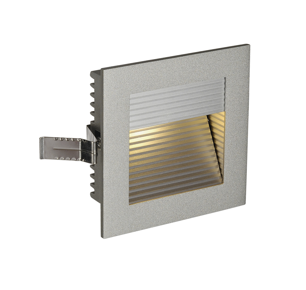 FRAME CURVE LED Einbau- leuchte, eckig, silbergrau, warmweisse LED