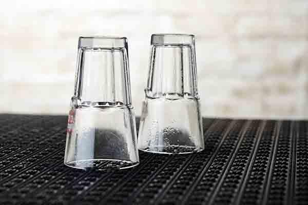 Flasche, Tasse, Shaker