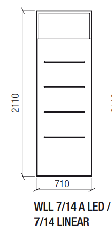 LL-WALL LINEAR & A LED - WLL 7/14 LINEAR 7/14 F