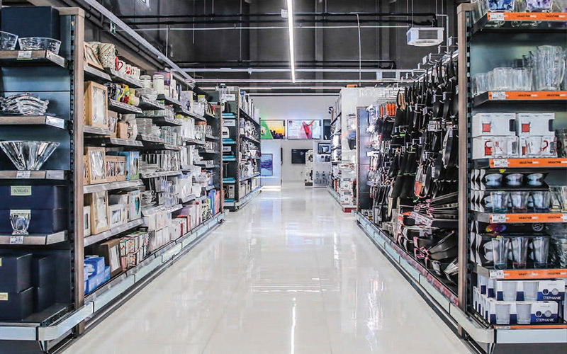 Supermarktregale aus Tegometall