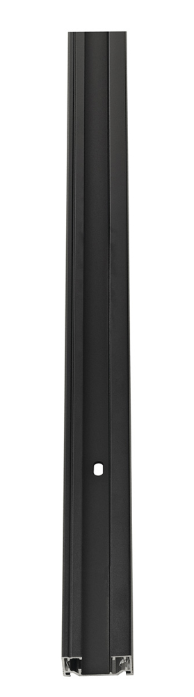 1-Phasen-Hochvolt-Aufbauschiene, schwarz, 2 m
