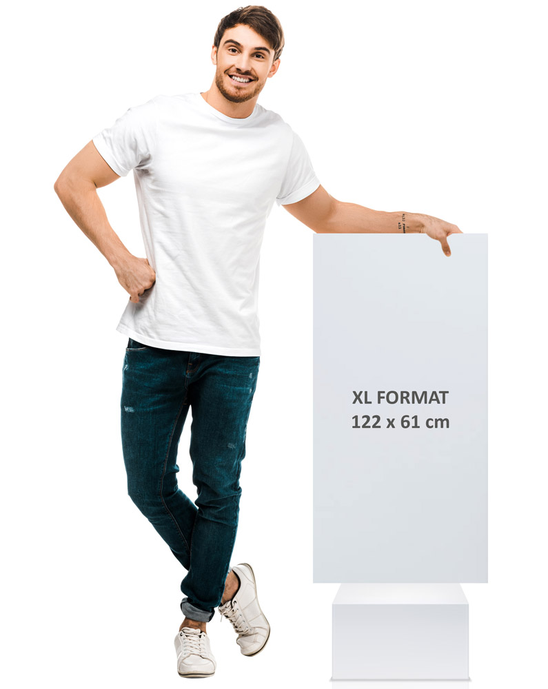 Laminat Grau Hochglanz ohne Fuge XL Format