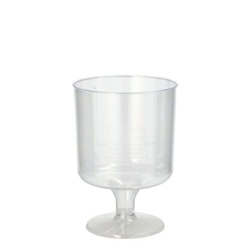 Einweg-Weingläser für Rotwein, PS 0,2 l Ø 7,2 cm x 10 cm glasklar einteilig, VPE= 200 Stück (20x 10)