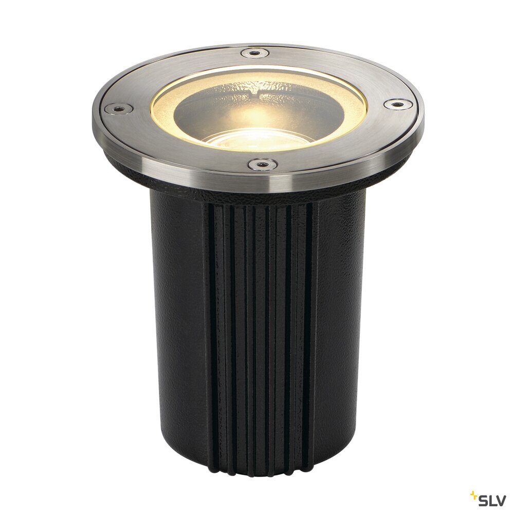 DASAR® EXACT 116, Outdoor Bodeneinbauleuchte, QPAR51, IP67, rund, edelstahl 316, max. 35W