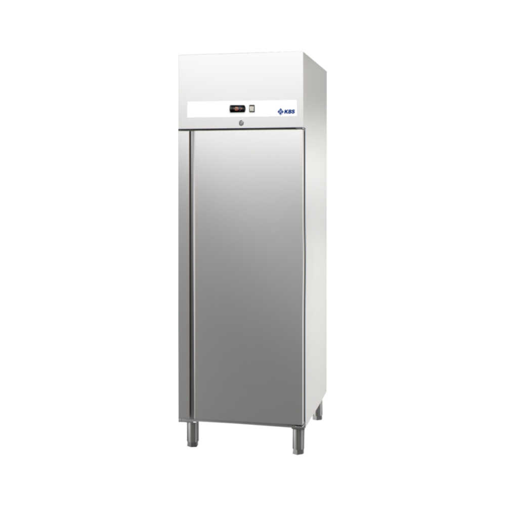 KBS Bäckerei Edelstahl Gewerbe-Kühlschrank BKU 607, Umluftkühlung, 303 Liter