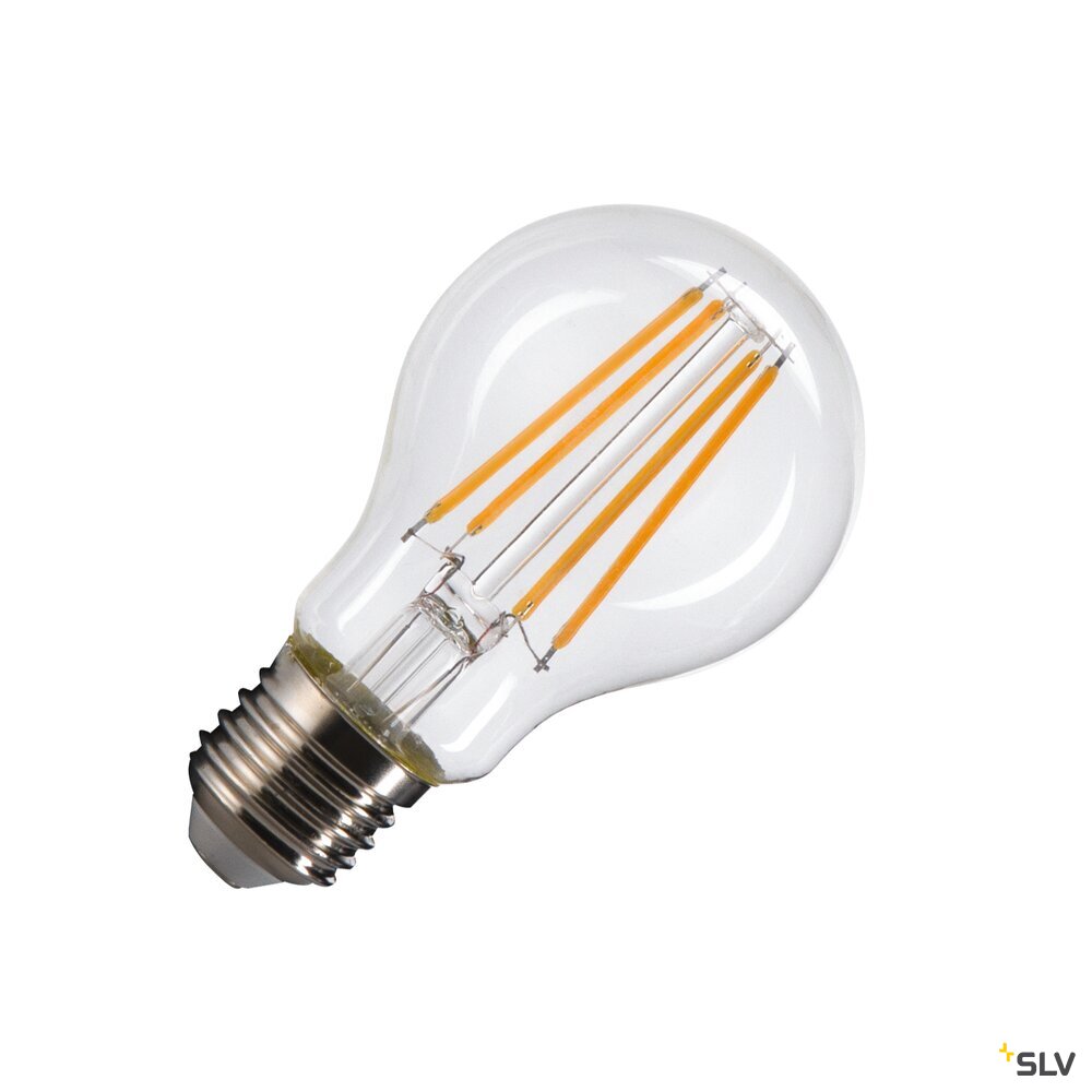 A60 E27, LED Leuchtmittel transparent 7,5W 2700K CRI90 320°