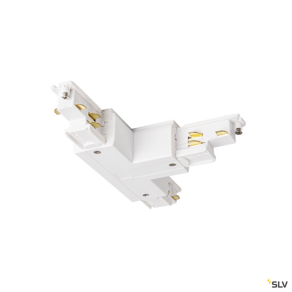 S-TRACK DALI, T-Verbinder für 3-Phasen-Hochvolt-Schienensysteme, Erde innen, rechts