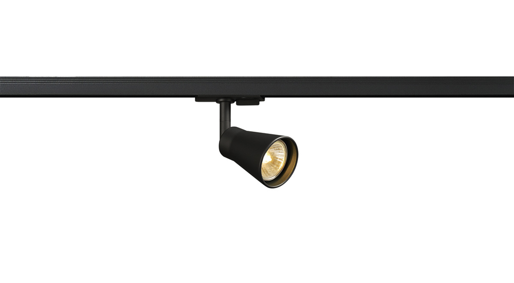 AVO Spot für 1-Phasen-Hochvolt-Stromschienen, inkl. 1-Phasen-Adapter, schwarz