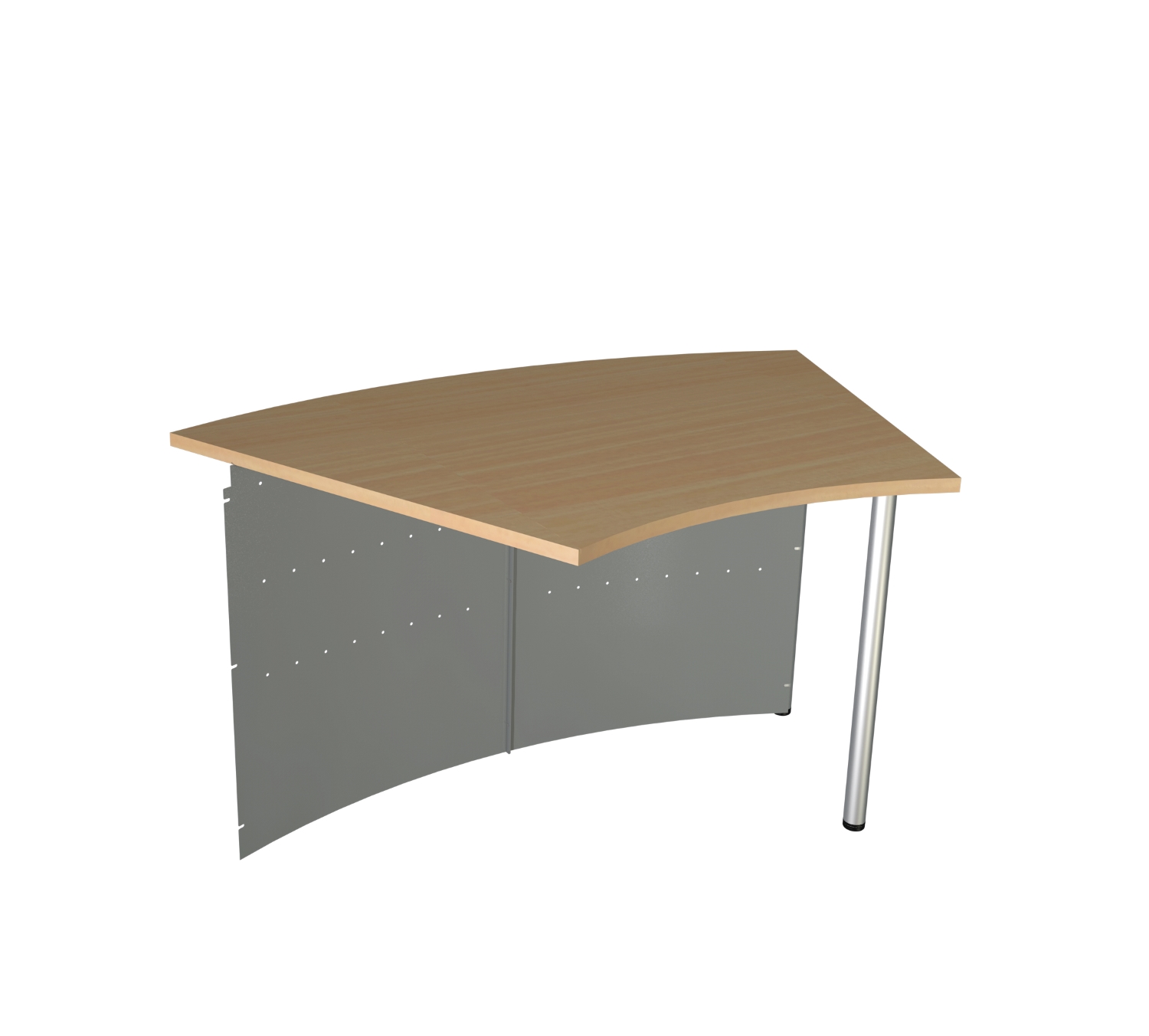 Genua Anbautisch 45°, Breite 126,5 cm