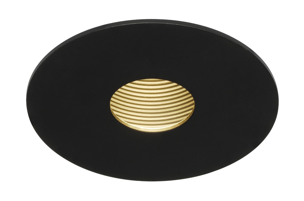 H-LIGHT ROUND HOLE, mattschwarz, 12W, 20°, 2700K, inkl. Treiber, Clipfeder