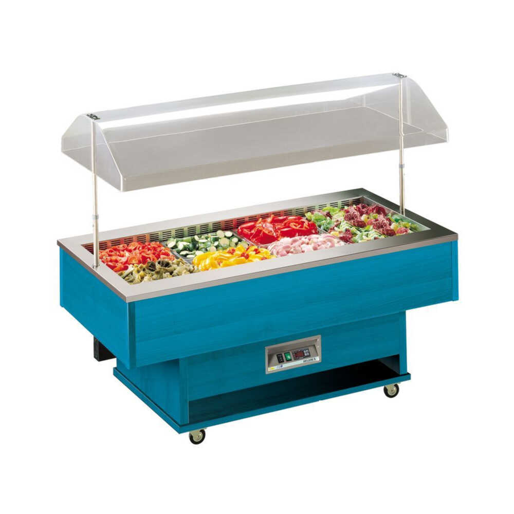 KBS Salatbar Delize S Kids für 4x 1/1GN, +4/+10°C, 1423 x 750 x 1315mm