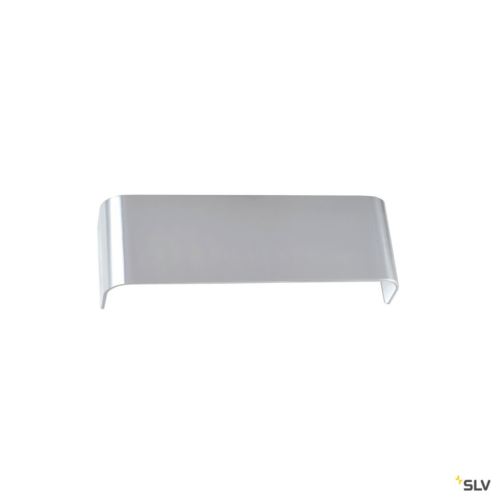 MANA, Leuchtenschirm, Aluminium, aluminium poliert, L/H/T 29/9,5/7 cm
