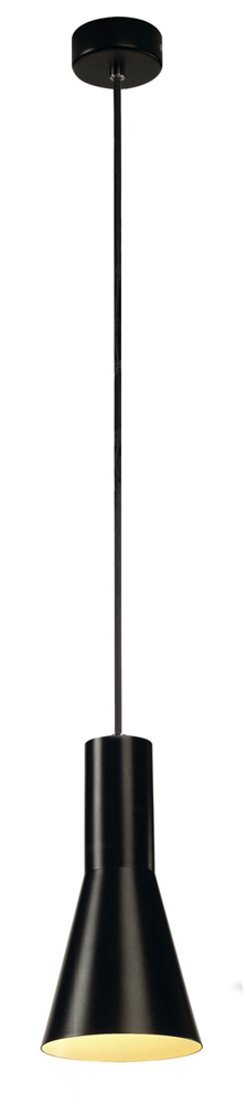 PHELIA Pendelleuchte, schwarz, D130/H255, E27, max. 23W