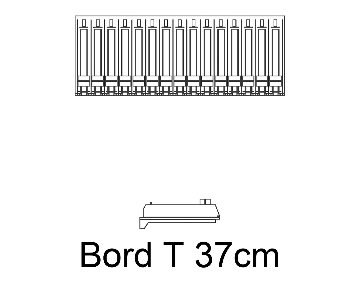 Tegometall Zigarettenregal mit Unterschrank und Warenvorschubsystem, Höhe 220 cm