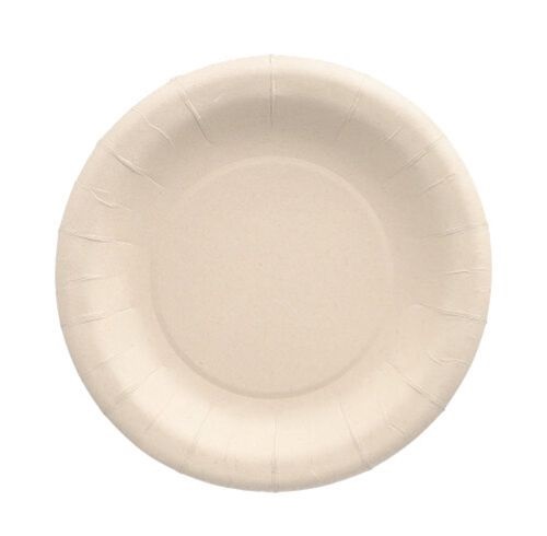 Teller aus Agrarresten "pure" rund Ø 18 cm weiß, VPE= 300 Stück (15x 20Stück)
