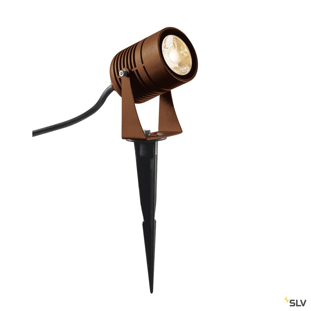 LED SPIKE, LED Outdoor Erdspießleuchte, in rost farbend oder anthrazit, IP55, 3000K, 40°