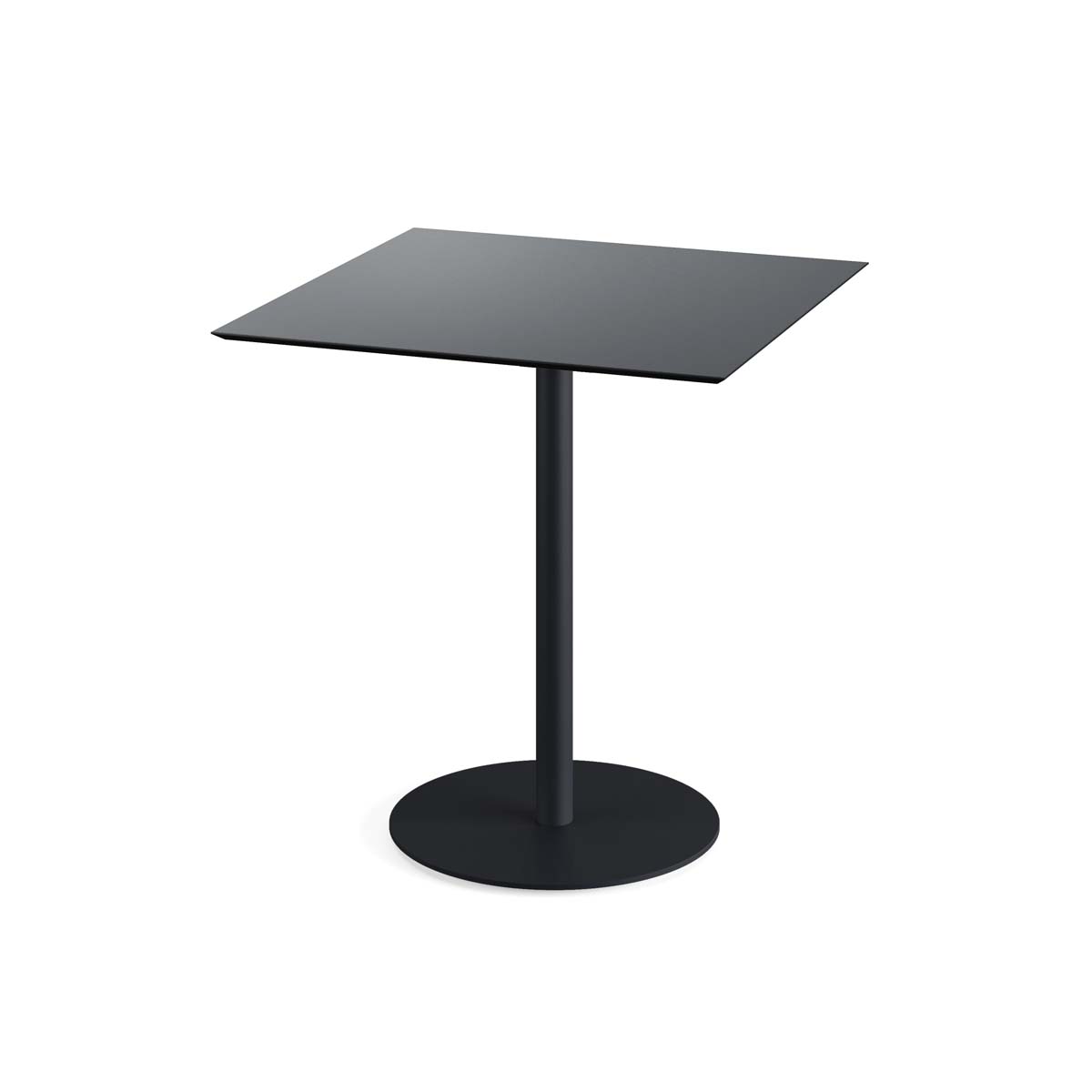 Urban Bistrotisch HPL 70x70 cm - Gestell Schwarz