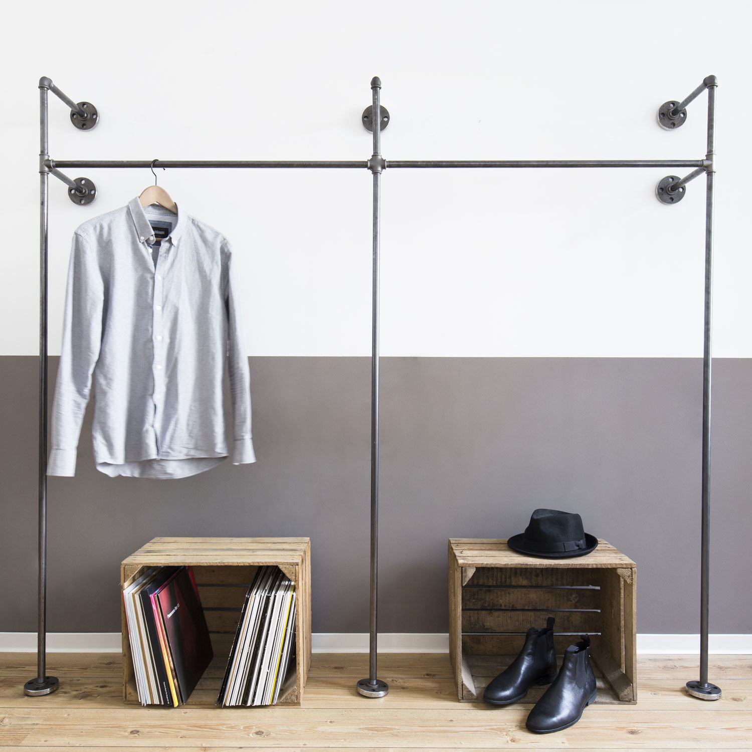 Offene Garderobe DUO HIGH