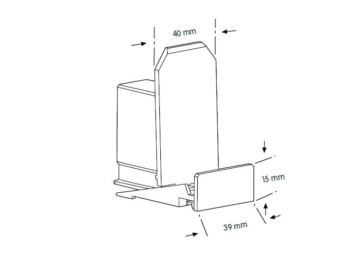 Vorschub mit Feder + S - PRV + SF H15 mit Front 15mm