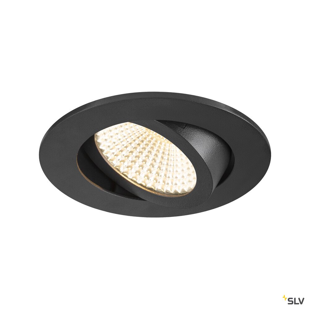 NEW TRIA® 68, Deckeneinbauleuchte, 1800-3000K, 60°, IP 20, rund, schwarz und weiß