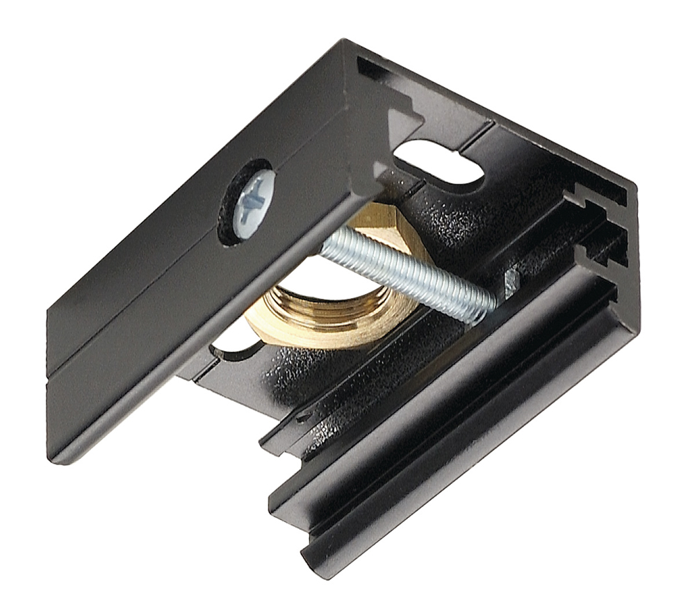 EUTRAC Pendelclip für 3-Phasen-Stromschienen, schwarz