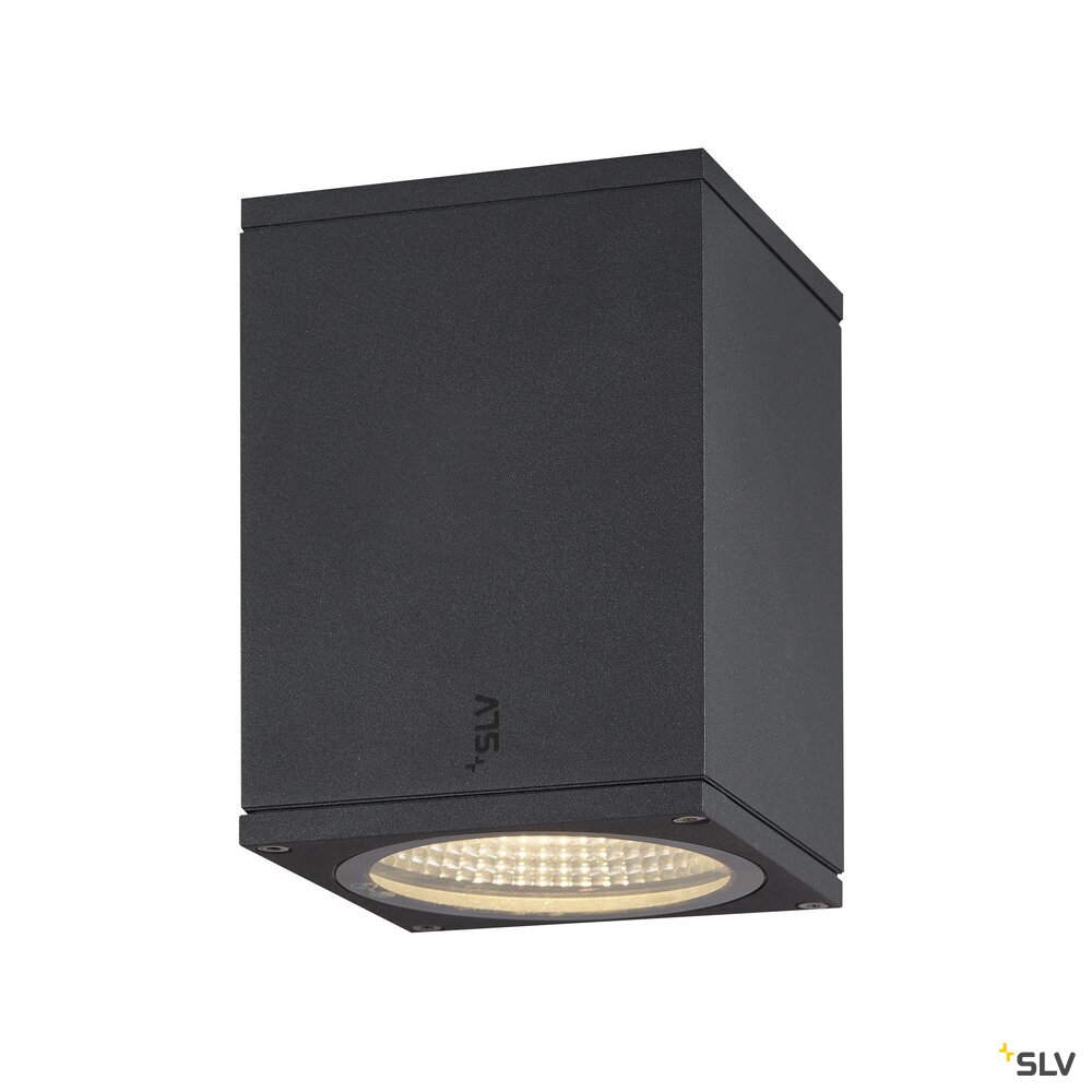ENOLA SQUARE S, Outdoor LED Deckenaufbauleuchte anthrazit
