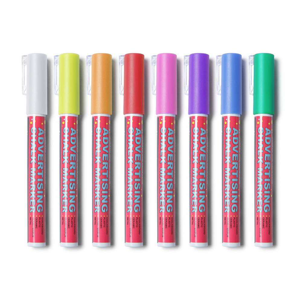 Kreidestift 3 mm, in 7 verschiedenen Farben