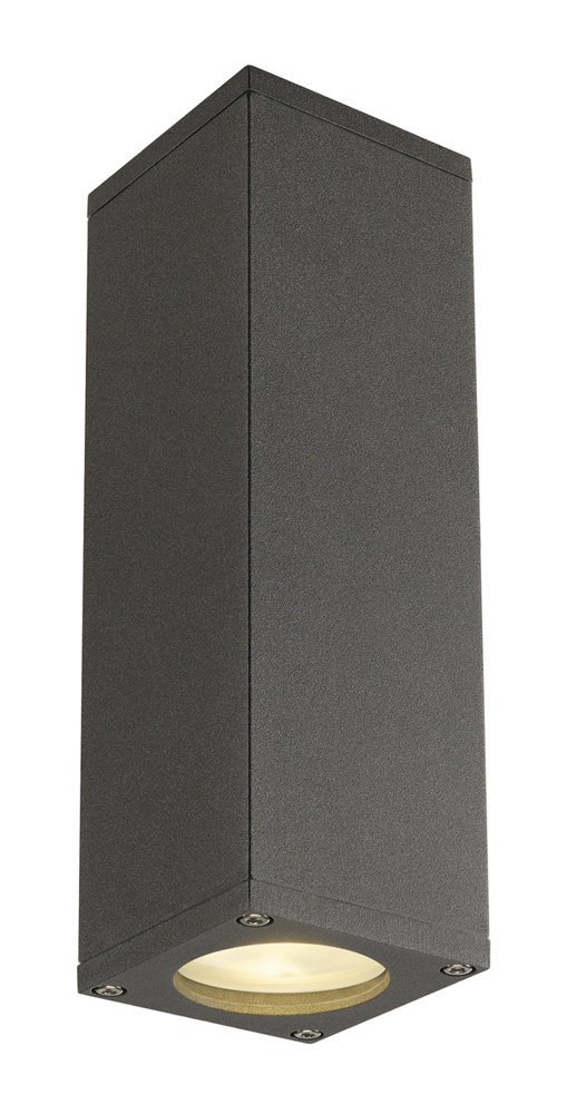 THEO UP/DOWN, QPAR51, Wandleuchte, anthrazit, max. 2x50W