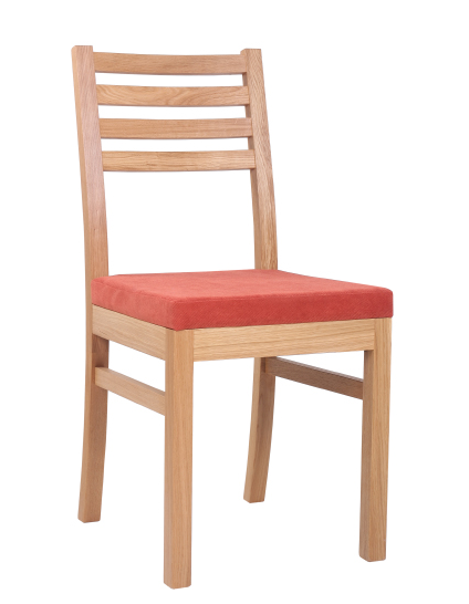 Pemora Eichestuhl ARMANDO P mit Sitzpolster - Velour-Stoff
