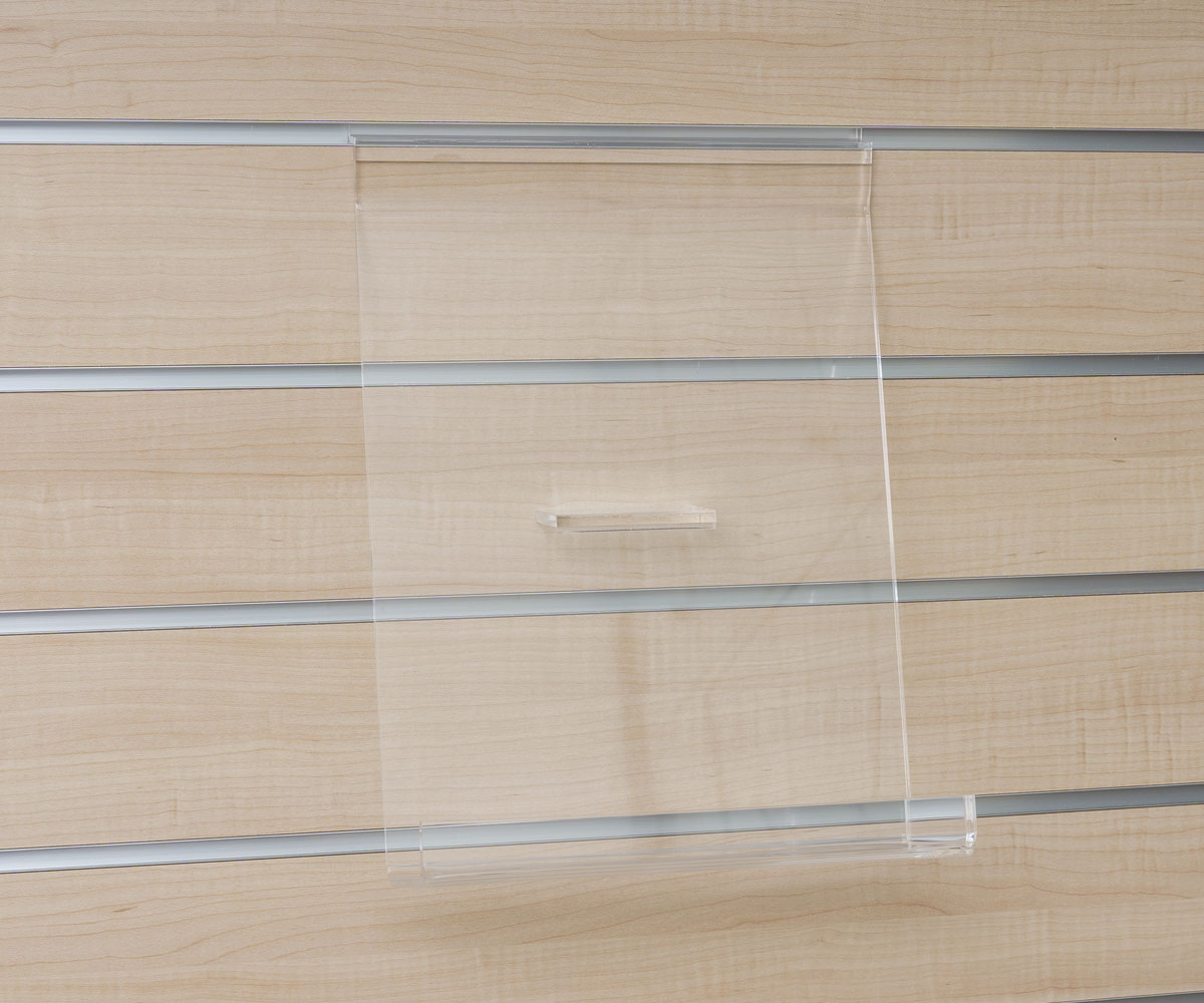 Spacewall Acryldisplay mit Aufkantung - Kunststoff klar handgefertigt