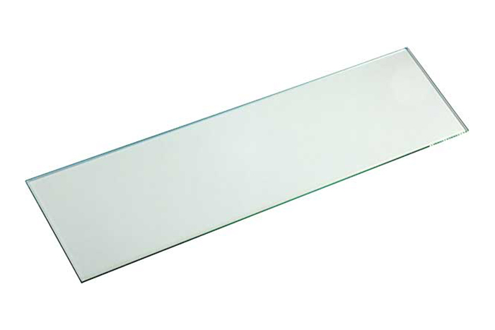 Glasboden klar, 100 cm lang, 0,8 cm tief
