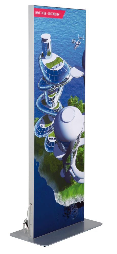 Textil-Spannrahmen MaxiFrame LED 50 - doppelseitig - Postergröße 594 x 1682mm
