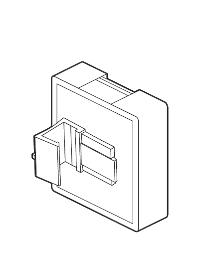 Magnethalter Quadratisch Parallel für Plakatrahmen