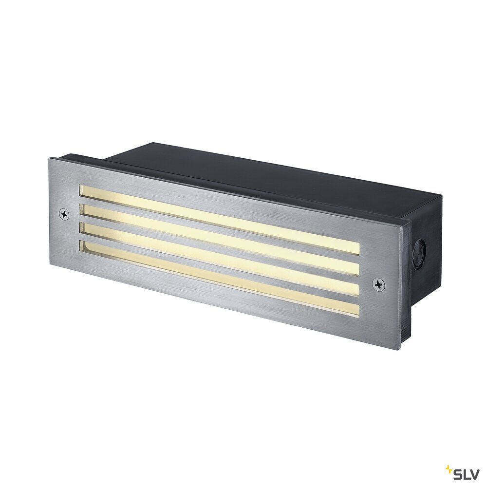 BRICK MESH, Outdoor Wandeinbauleuchte, LED, 3000K, IP54, edelstahl, 4W
