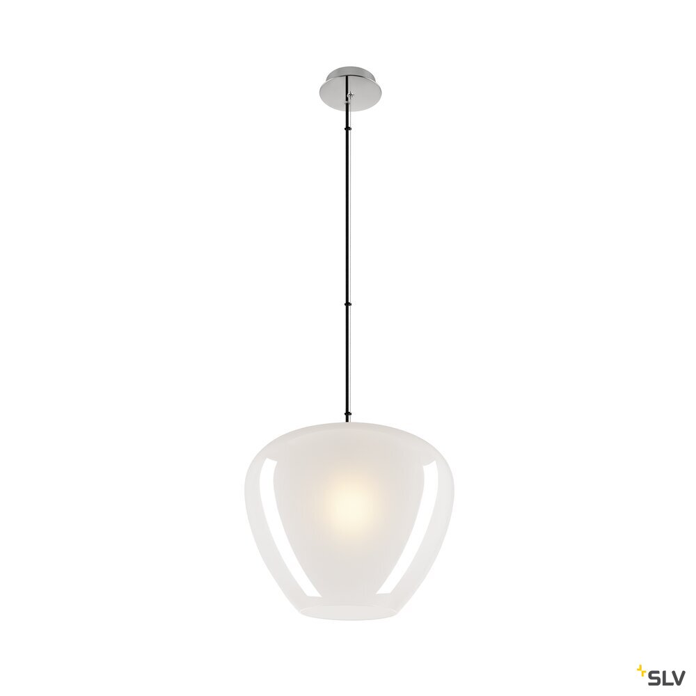PANTILO CONVEX 40, Pendelleuchte, 150cm, E27, max. 40W, weiß